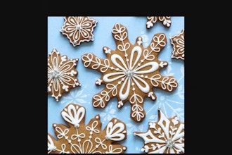 Decorative, Holiday themed Gingerbread Cookies and Shapes